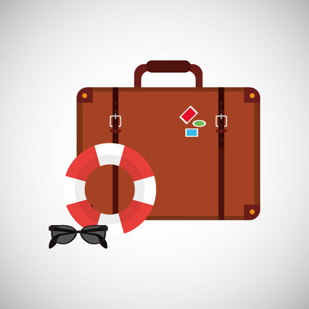 Vacations concept with icon design, vector illustration 10 eps graphic.のイラスト素材