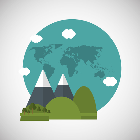 Vacations concept with icon design, vector illustration 10 eps graphic.のイラスト素材