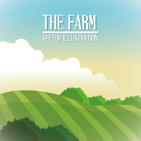 Farm concept with icon design, vector illustration 10 eps graphic.のイラスト素材