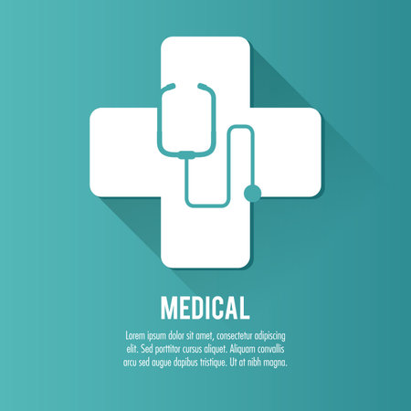 Medical care concept with icon design, vector illustration 10 eps graphicのイラスト素材
