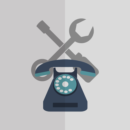 Customer service concept with icon design, vector illustration 10 eps graphic.のイラスト素材
