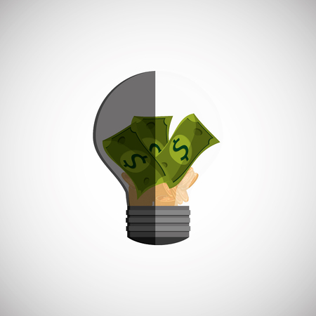 Money with icon design, vector illustration 10 eps graphic.のイラスト素材