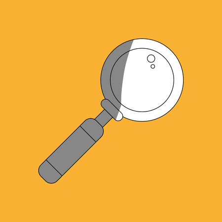 Magnifying glass concept with icon design, vector illustration 10 eps graphicのイラスト素材