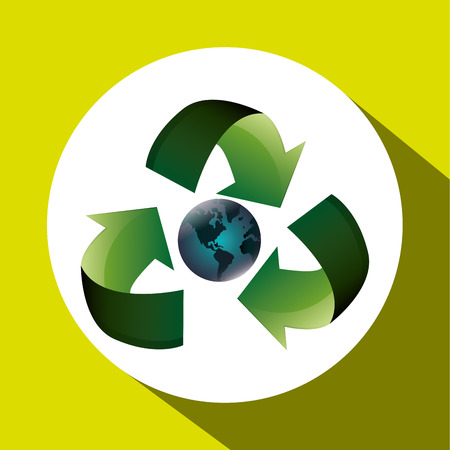 Save world concept with icon design, vector illustration 10 eps graphicのイラスト素材