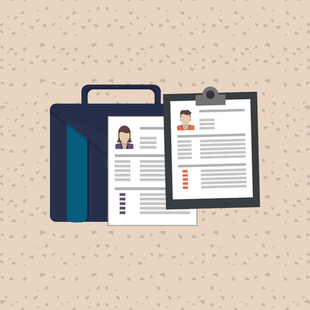Human Resources concept with icon design, vector illustration 10 eps graphicのイラスト素材
