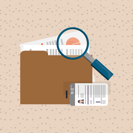 Human Resources concept with icon design, vector illustration 10 eps graphicのイラスト素材