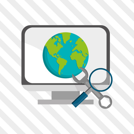 Technology concept with icon design, vector illustration 10 eps graphicのイラスト素材
