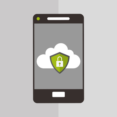 Cyber Security Antivirus concept with icon design, vector illustration 10 eps graphic.のイラスト素材