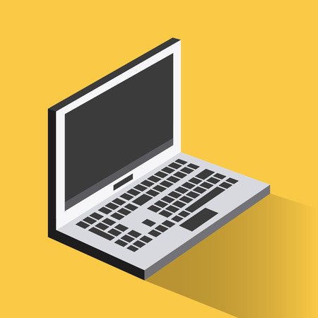 Technology concept with isometric icon design, vector illustration 10 eps graphic.のイラスト素材