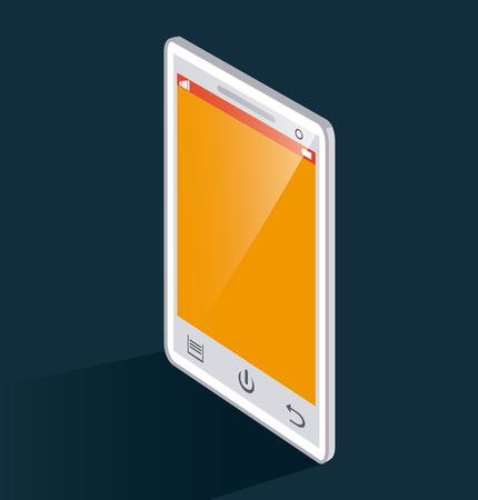 Technology concept with isometric icon design, vector illustration 10 eps graphic.のイラスト素材