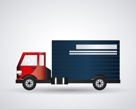 Truck concept with icon design, vector illustration 10 eps graphic.のイラスト素材