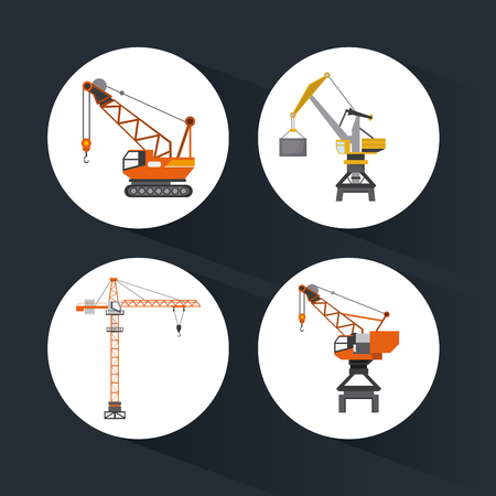 Under construction concept with icon design, vector illustration 10 eps graphic.のイラスト素材