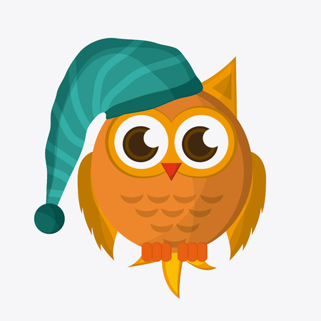 Owl concept with icon design, vector illustration 10 eps graphicのイラスト素材