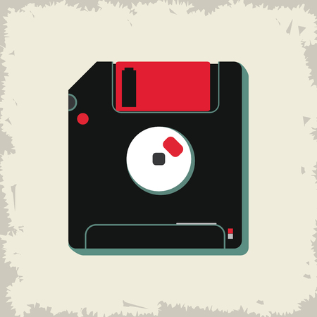 Retro concept with technology  icon design, vector illustration 10 eps graphicのイラスト素材
