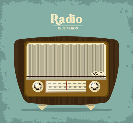 Retro concept with technology  icon design, vector illustration 10 eps graphicのイラスト素材