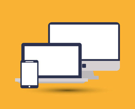 technology concept with icon design, vector illustration 10 eps graphic.のイラスト素材