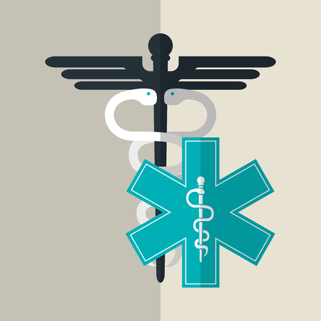 medical care concept with icon design, vector illustration 10 eps graphic.のイラスト素材