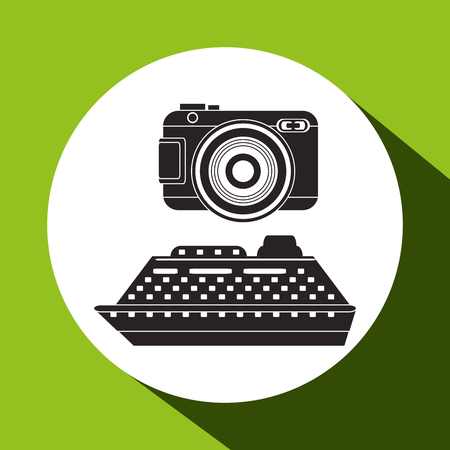 travel concept with icon design, vector illustration 10 eps graphic.のイラスト素材