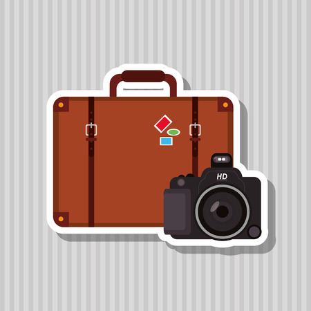 Travel concept with icon design, vector illustration 10 eps graphicのイラスト素材