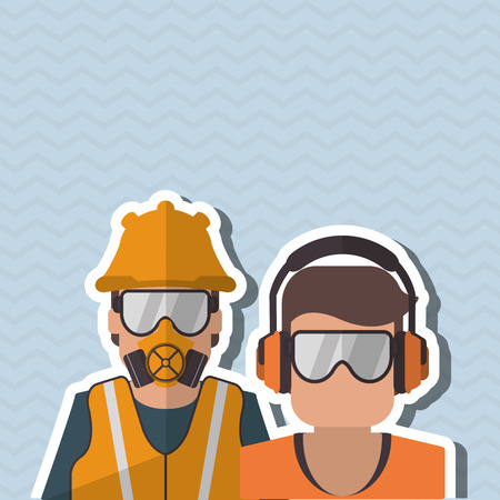 Safety concept with icon design, vector illustration 10 eps graphicのイラスト素材