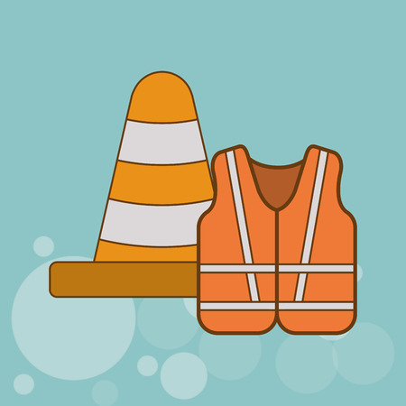 Safety concept with icon design, vector illustration 10 eps graphicのイラスト素材