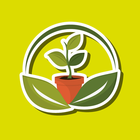 Natural concept with icon design, vector illustration 10 eps graphicのイラスト素材
