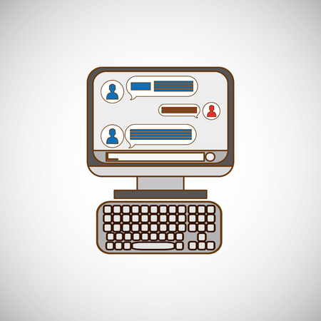 Technology concept with icon design, vector illustrationのイラスト素材