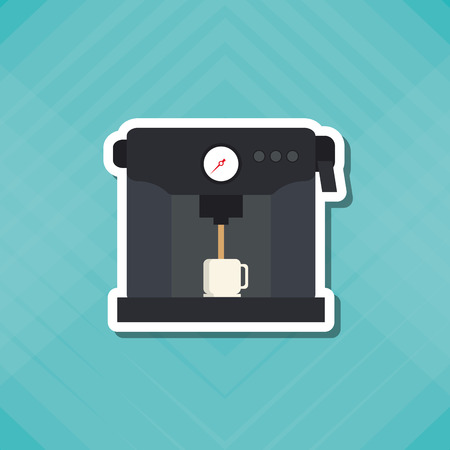 Coffee Shop concept with icon design, vector illustrationのイラスト素材