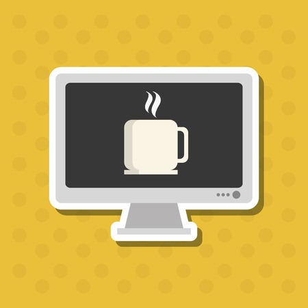 Coffee Shop concept with icon design, vector illustrationのイラスト素材