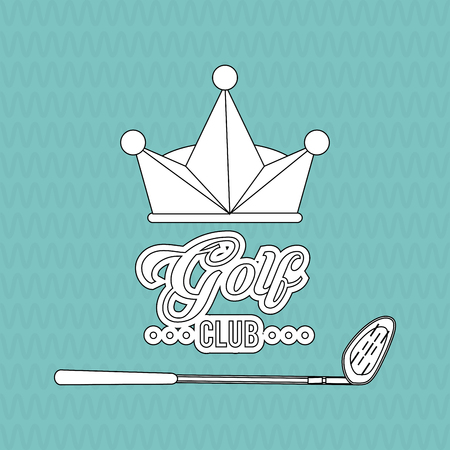 Golf concept with icon design, vector illustrationのイラスト素材