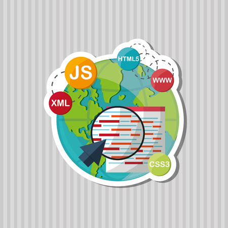 Responsive web design concept with icon design, vector illustration 10 eps graphicのイラスト素材