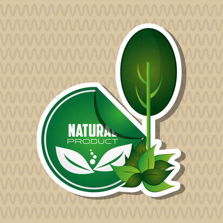 Natural concept with icon design, vector illustration 10 eps graphicのイラスト素材
