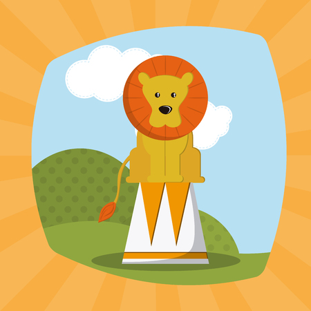Circus  concept with carnival icon design, vector illustration 10 eps graphic.のイラスト素材