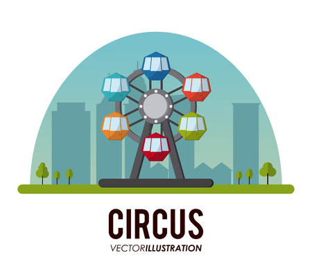 Circus  concept with carnival icon design, vector illustration 10 eps graphic.のイラスト素材