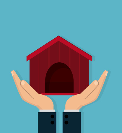 Pet shop concept with icon design, vector illustration 10 eps graphic.のイラスト素材