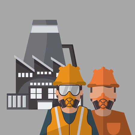 Industrial  concept with factory icon design, vector illustration 10 eps graphic.のイラスト素材
