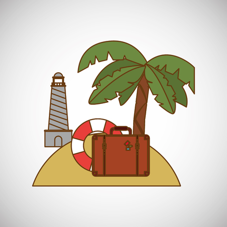 Travel concept with icon design, vector illustration 10 eps graphicのイラスト素材