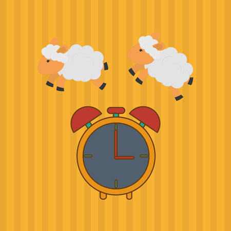 Resting and sleep concept with icon design, vector illustration 10 eps graphicのイラスト素材