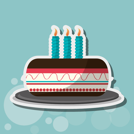 Cake concept with icon design, vector illustration 10 eps graphicのイラスト素材