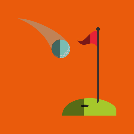 Golf concept with icon design, vector illustration 10 eps graphicのイラスト素材