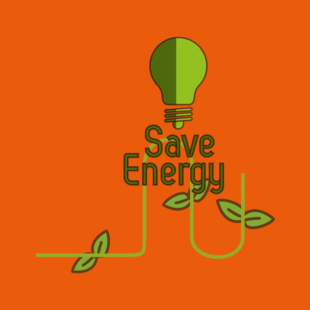 Eco concept with icon design, vector illustration 10 eps graphicのイラスト素材