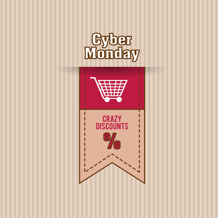 Cyber Monday concept with icon design, vector illustration 10 eps graphic.のイラスト素材