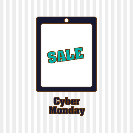 Cyber Monday concept with icon design, vector illustration 10 eps graphic.のイラスト素材