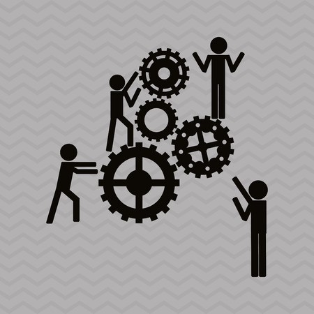 teamwork  concept with icon design, vector illustration 10 eps graphic.のイラスト素材