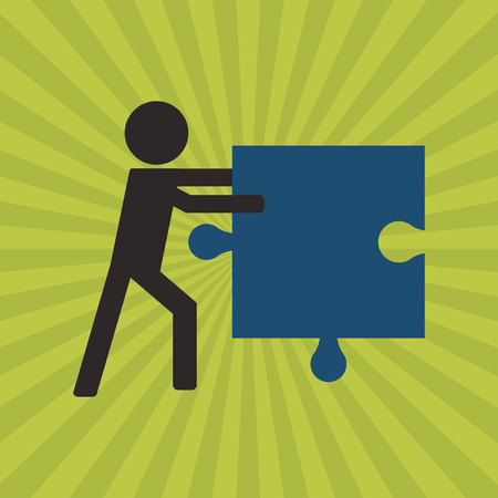 teamwork  concept with icon design, vector illustration 10 eps graphic.のイラスト素材