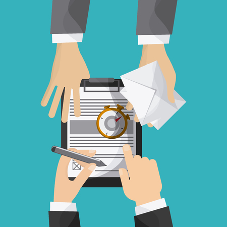 Express delivery concept with icon design, vector illustration 10 eps graphic.のイラスト素材