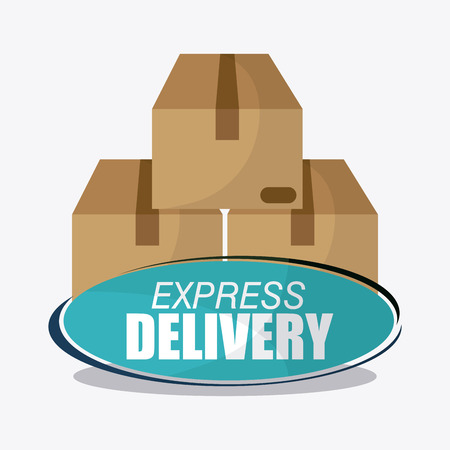 Express delivery concept with icon design, vector illustration 10 eps graphic.のイラスト素材