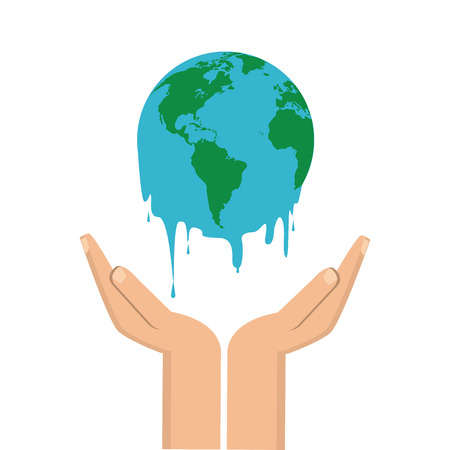 Global warming concept with icon design, vector illustration 10 eps graphicのイラスト素材