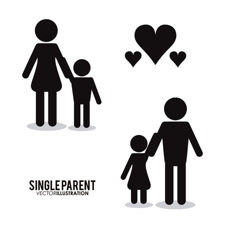 Family  concept with icon design, vector illustration 10 eps graphic.のイラスト素材