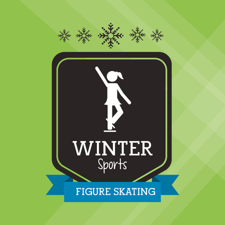 winter sport concept with icon design, vector illustration 10 eps graphic.のイラスト素材